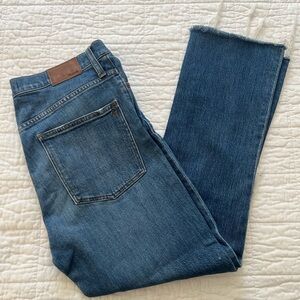 Madewell High Riser Demi Boot Jeans